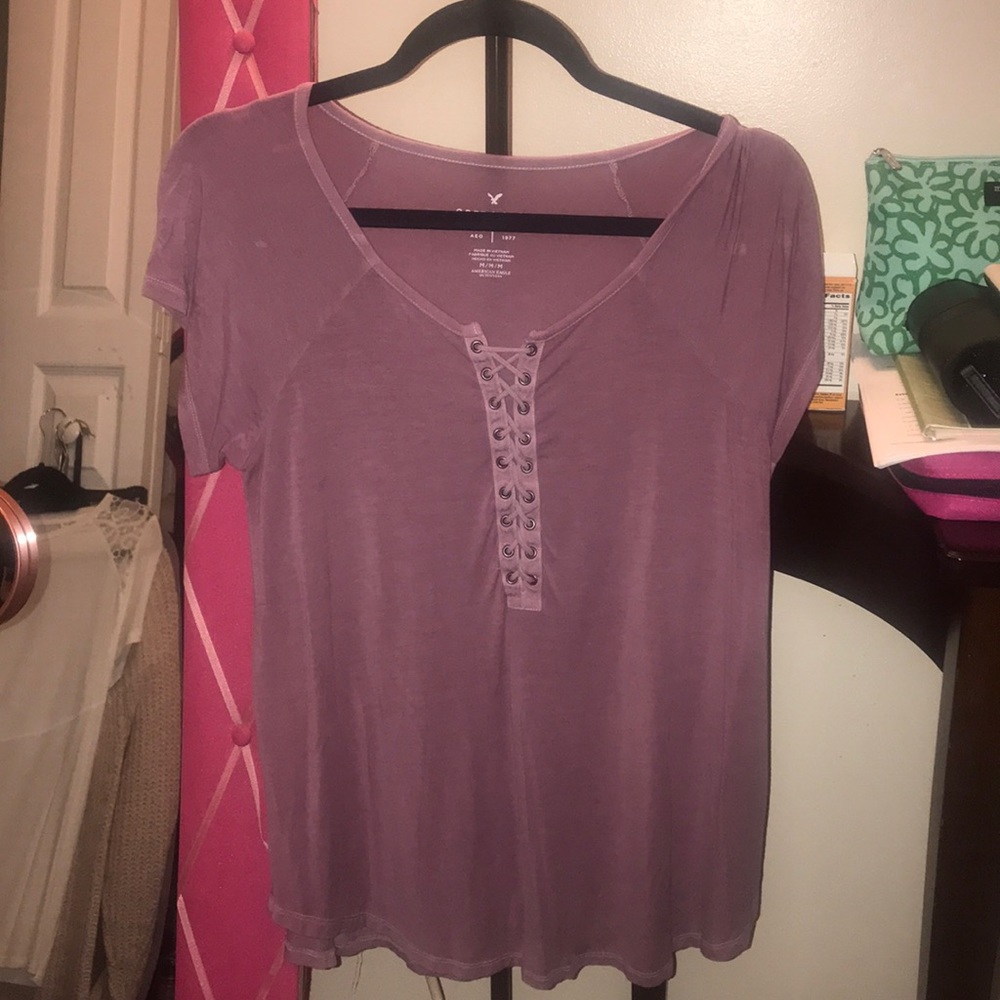 AE Soft & Sexy Pink Tee